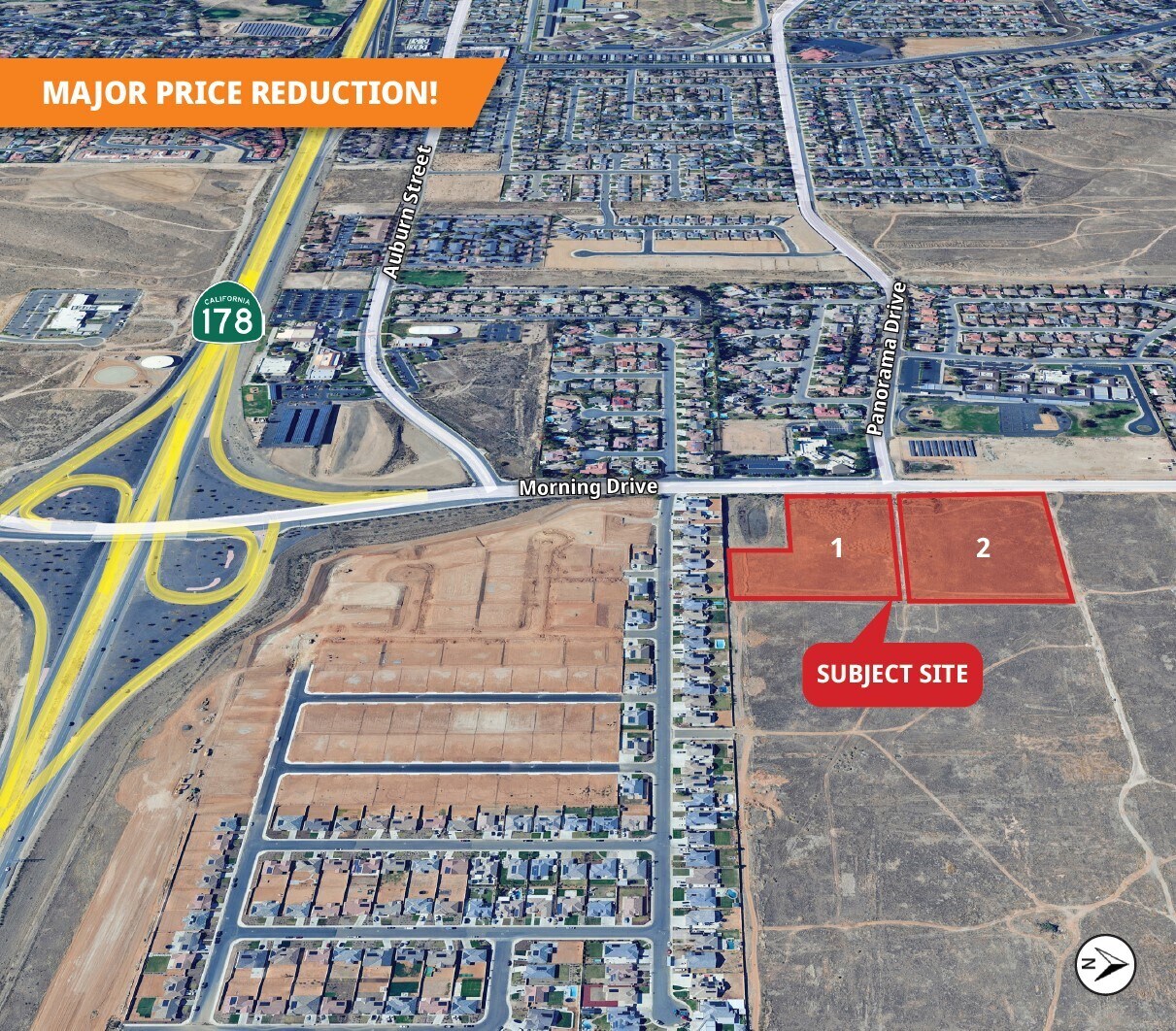Morning Dr., Bakersfield, CA for sale Aerial- Image 1 of 1