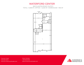 800 Clanton Rd, Charlotte, NC for rent Floor Plan- Image 1 of 1