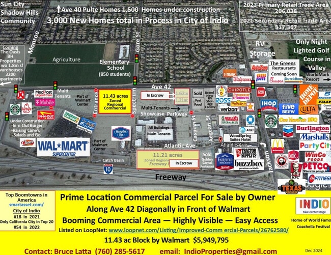 More details for Improved Commercial Parcels – Land for Sale, Indio, CA