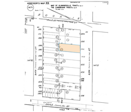 1263 64th St, Emeryville, CA for sale Plat Map- Image 1 of 2