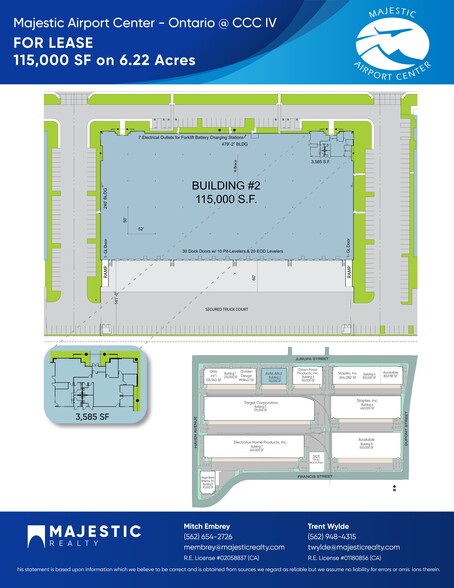 3690 Jurupa St, Ontario, CA for rent - Site Plan - Image 1 of 9