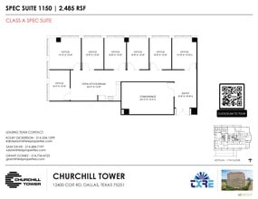 12400 Coit Rd, Dallas, TX to rent Floor Plan- Image 1 of 4