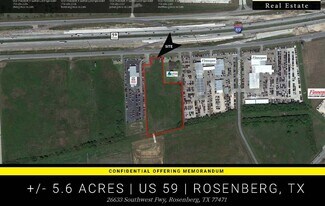 More details for 26633 Southwest Fwy, Rosenberg, TX - Land for Sale