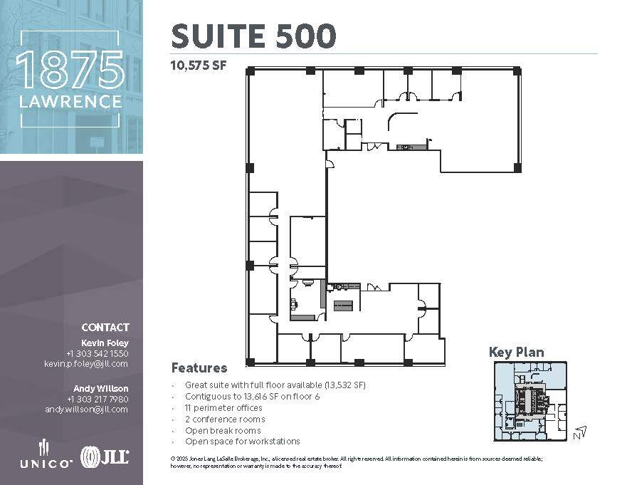 1875 Lawrence St, Denver, CO to rent Floor Plan- Image 1 of 1