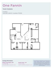 7400 Fannin St, Houston, TX for rent Floor Plan- Image 1 of 1