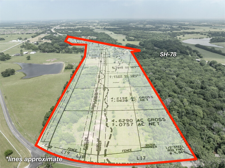 42 Acres N State Hwy 78, Farmersville, TX for sale - Aerial - Image 1 of 18