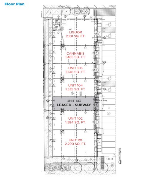 15503 128 Av NW, Edmonton, AB T5V 1E1 - Unit 105 -  - Floor Plan - Image 1 of 1