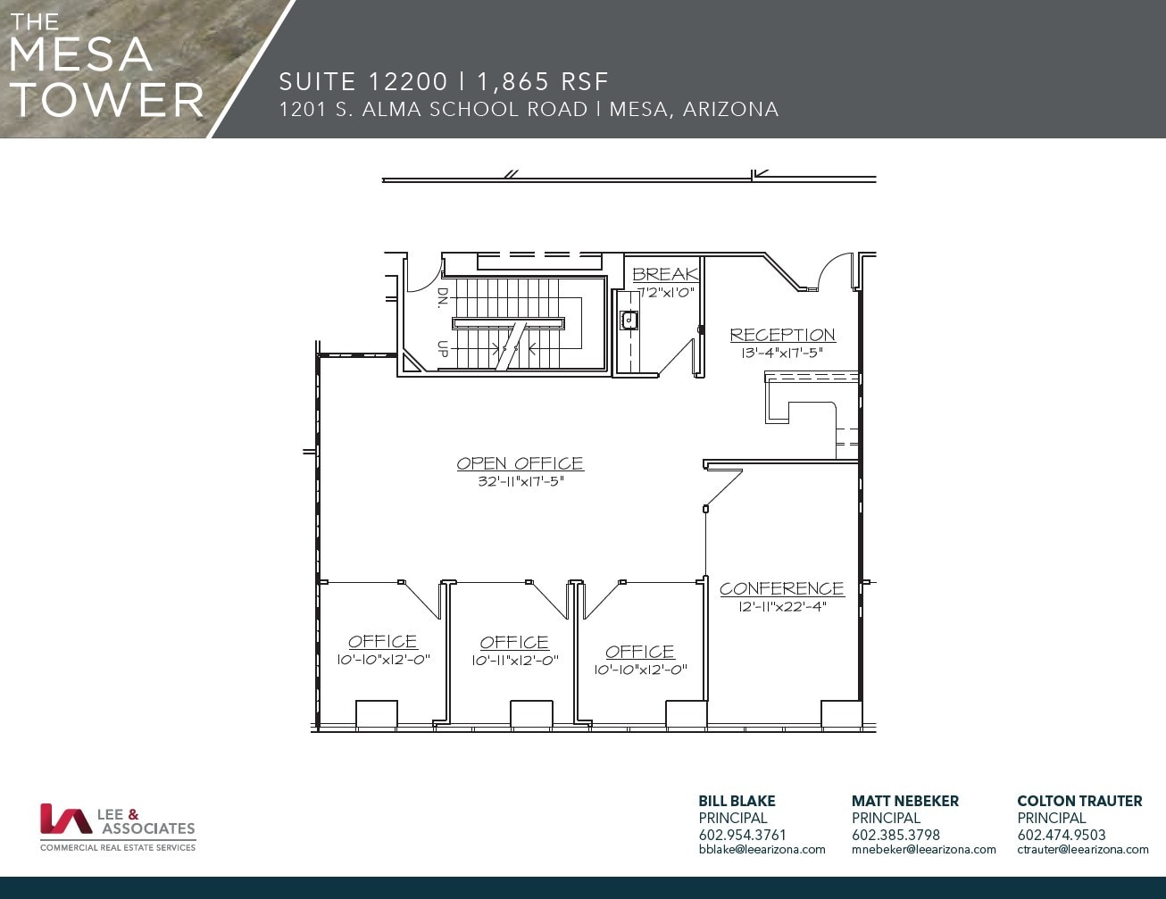 1201 S Alma School Rd, Mesa, AZ to rent Floor Plan- Image 1 of 1