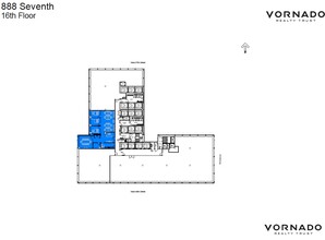 888 7th Ave, New York, NY for rent Floor Plan- Image 1 of 1