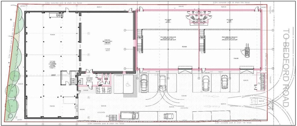 5-5.2 Bedford Rd, Petersfield for rent - Site Plan - Image 2 of 2