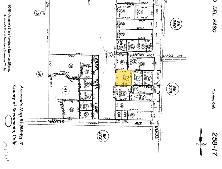 6829 Fair Oaks Blvd, Carmichael, CA for rent - Plat Map - Image 2 of 11