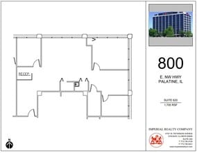 800 E Northwest Hwy, Palatine, IL to rent Floor Plan- Image 1 of 4