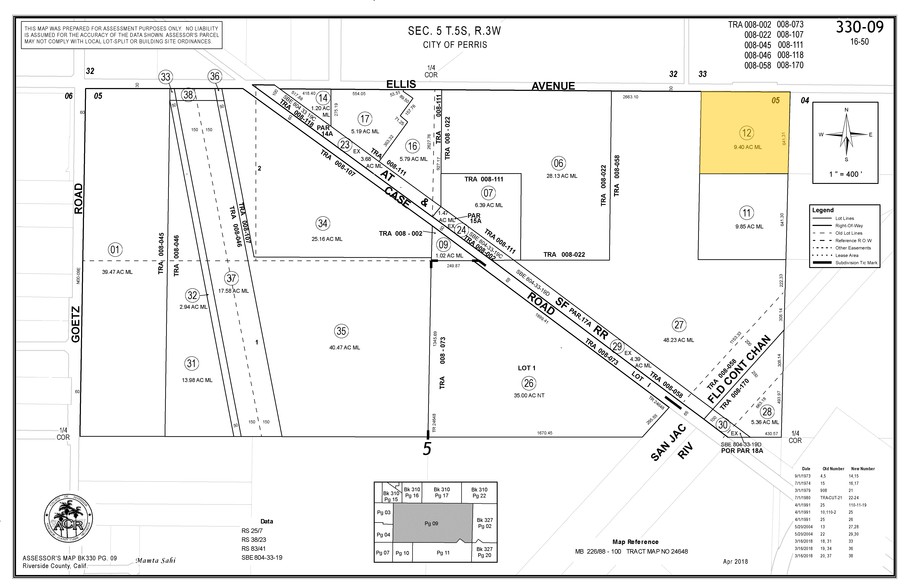 751 E Ellis Ave, Perris, CA for sale - Plat Map - Image 3 of 3