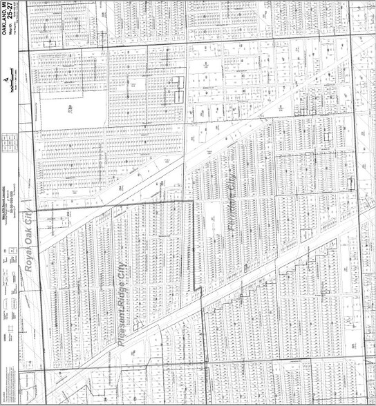 2345 Wolcott St, Ferndale, MI for sale - Plat Map - Image 1 of 1