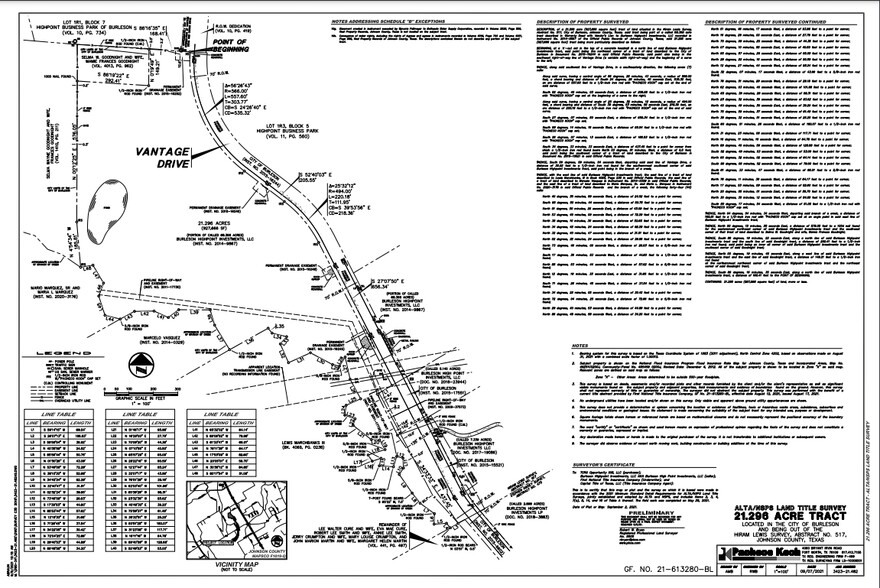 Vantage Dr, Cleburne, TX for rent - Plat Map - Image 2 of 2