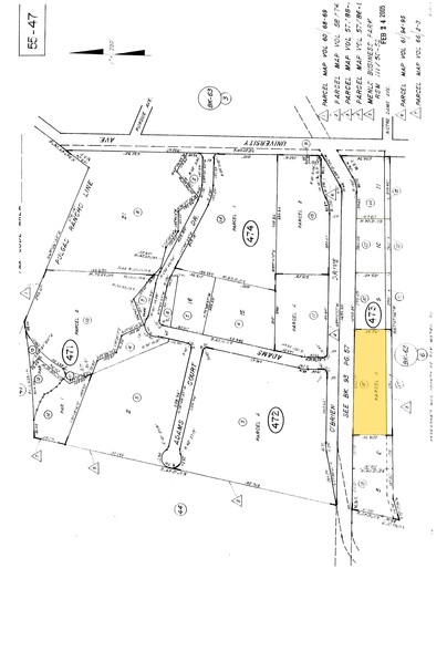 1430-1440 OBrien Dr, Menlo Park, CA for rent - Plat Map - Image 2 of 6