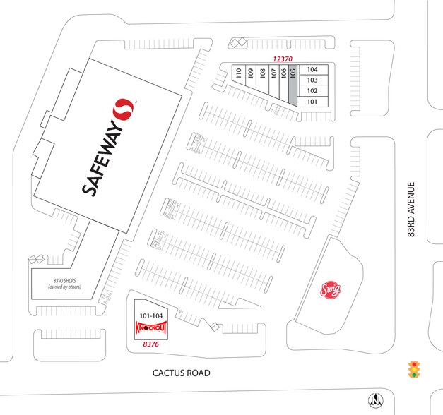 12370 N 83rd Ave, Peoria, AZ to rent - Site Plan - Image 3 of 13
