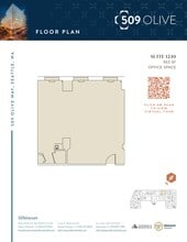 509 Olive Way, Seattle, WA to rent Floor Plan- Image 1 of 1