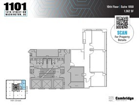 1101 14th St NW, Washington, DC for rent Floor Plan- Image 1 of 1