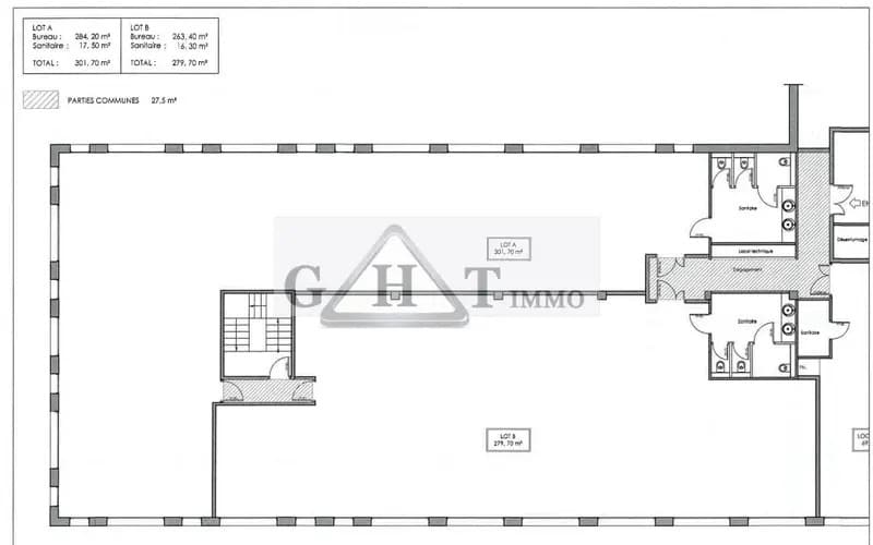Office in Serris to rent Floor Plan- Image 1 of 3