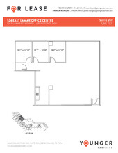 524 E Lamar Blvd, Arlington, TX for rent Floor Plan- Image 1 of 2