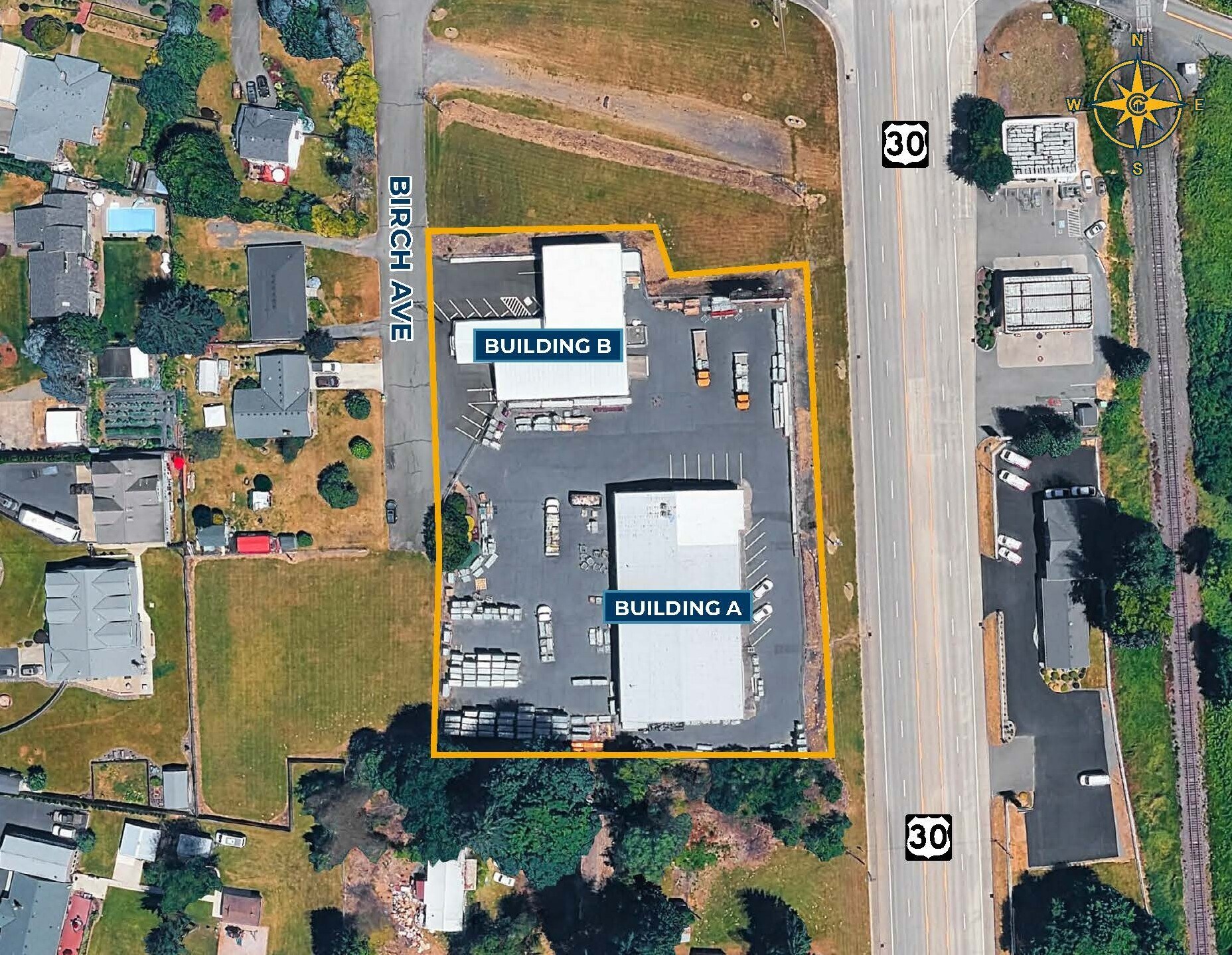 50602 Birch Ave, Scappoose, OR to rent Aerial- Image 1 of 1