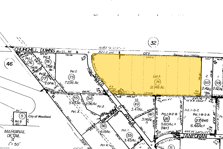 1400 Churchill Downs Ave, Woodland, CA for rent - Plat Map - Image 2 of 2