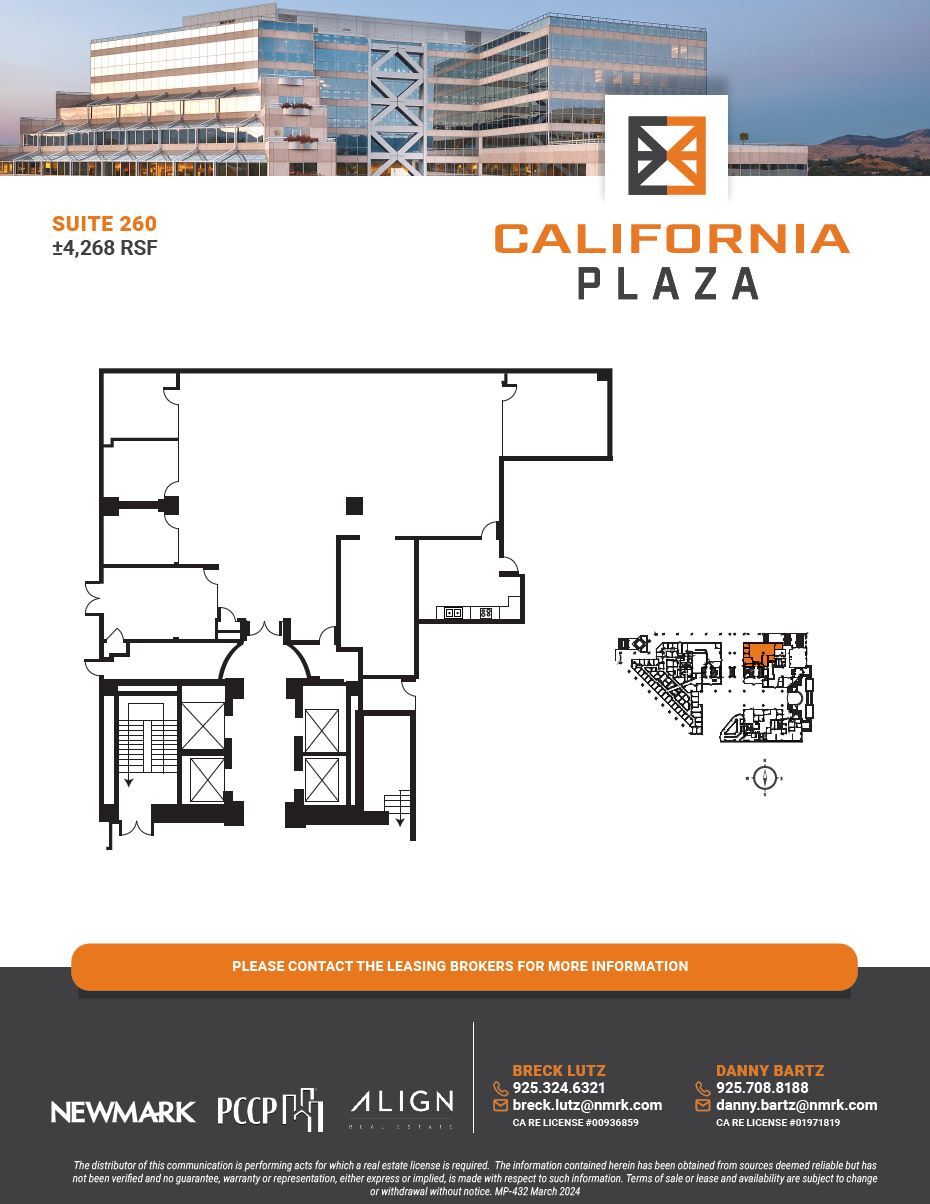 2121 N California Blvd, Walnut Creek, CA to rent Floor Plan- Image 1 of 1
