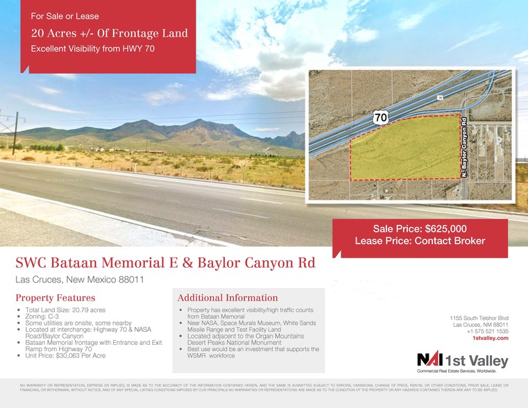 0 Baylor Canyon Rd, Las Cruces, NM for sale - Building Photo - Image 1 of 1