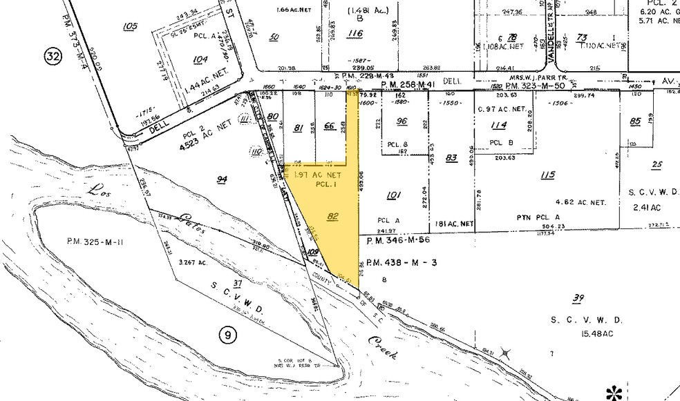 1610 Dell Ave, Campbell, CA for rent - Plat Map - Image 3 of 3