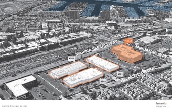 13160 Mindanao Way, Marina Del Rey, CA - AERIAL  map view