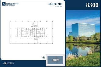 8000-8500 Normandale Lake Blvd, Bloomington, MN for rent Floor Plan- Image 2 of 2