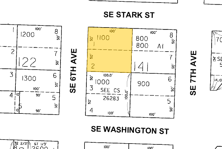 600 SE Stark St, Portland, OR for rent - Plat Map - Image 2 of 3