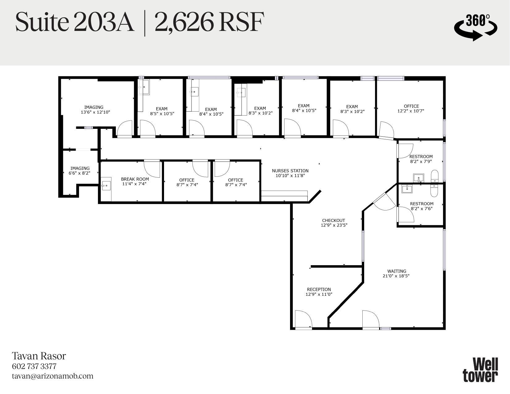 9225 N 3rd St, Phoenix, AZ to rent Floor Plan- Image 1 of 1