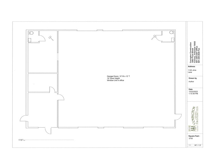 1145 Jims Ln, Conway, AR for rent - Floor Plan - Image 2 of 2