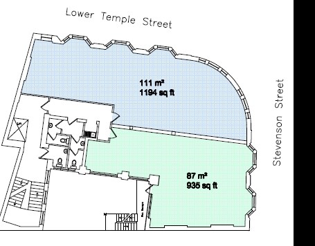 5 Lower Temple St, Birmingham for rent - Floor Plan - Image 2 of 2