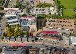 Canada Life Potters Bar portfolio of 4 properties for sale on LoopNet.co.uk Aerial- Image 1 of 5