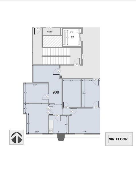 1211 N Shartel Ave, Oklahoma City, OK to rent Floor Plan- Image 1 of 2