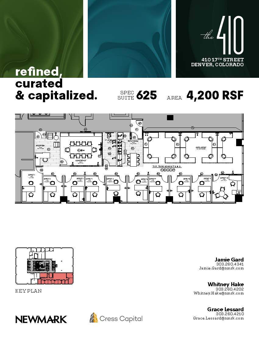 410 17th St, Denver, CO to rent Floor Plan- Image 1 of 1