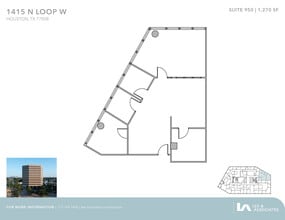 1415 North Loop W, Houston, TX to rent Floor Plan- Image 1 of 1