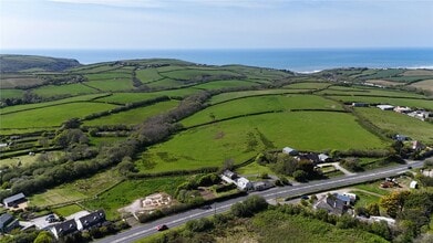 A39, Poundstock, CON - Aerial  map view
