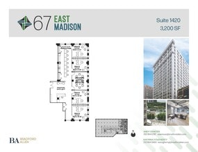67 E Madison St, Chicago, IL to rent Floor Plan- Image 1 of 6