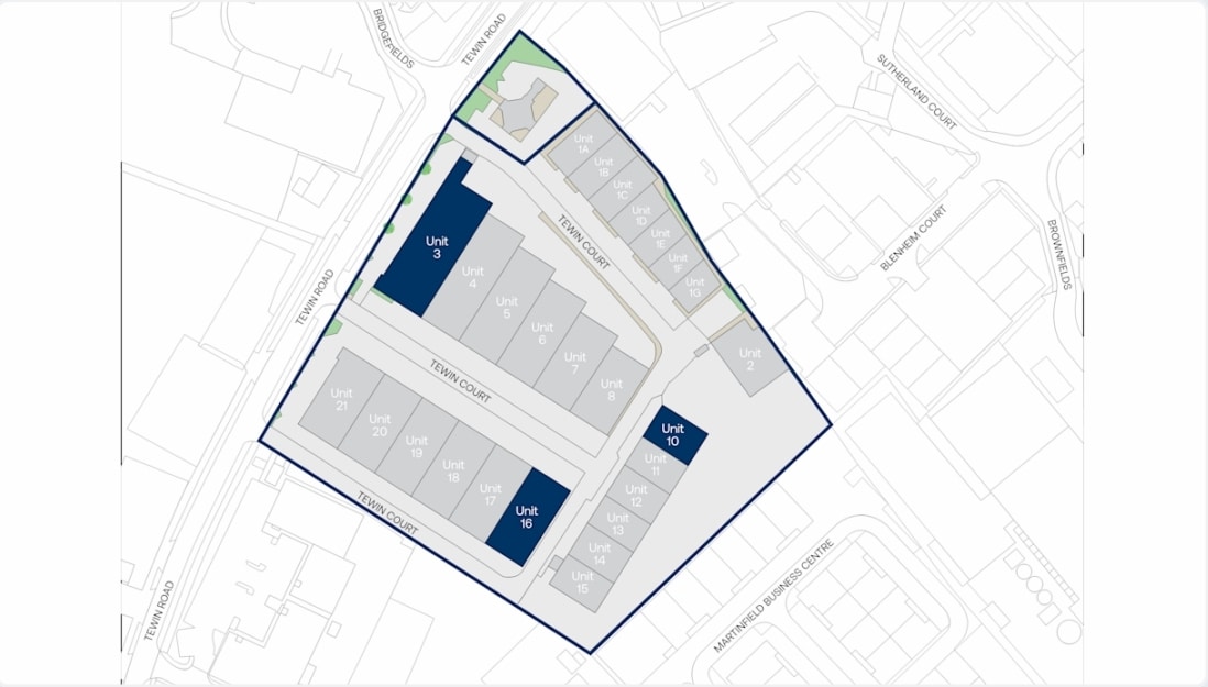 Tewin Rd, Welwyn Garden City to rent Site Plan- Image 1 of 3