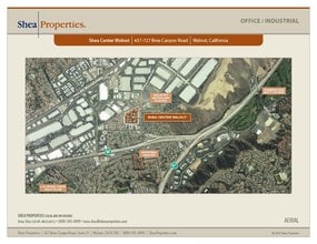 657-727 Brea Canyon Rd, Walnut, CA - AERIAL  map view - Image1