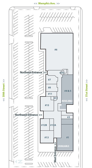 3801 50th St, Lubbock, TX for rent - Site Plan - Image 2 of 17