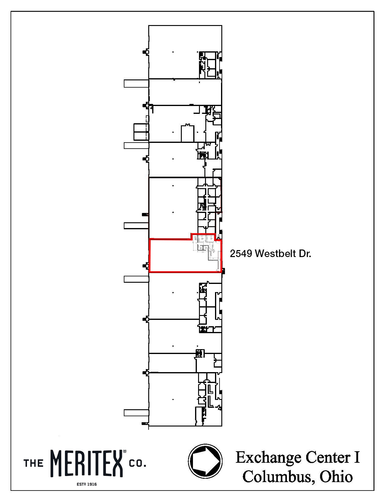 2541-2559 Westbelt Dr, Columbus, OH to rent Site Plan- Image 1 of 1