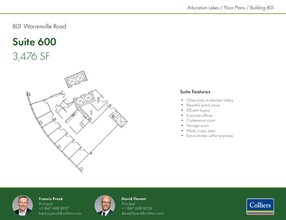 801 Warrenville Rd, Lisle, IL for rent Floor Plan- Image 2 of 3