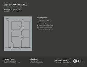 9280 Bay Plaza Blvd, Tampa, FL to rent Floor Plan- Image 1 of 1