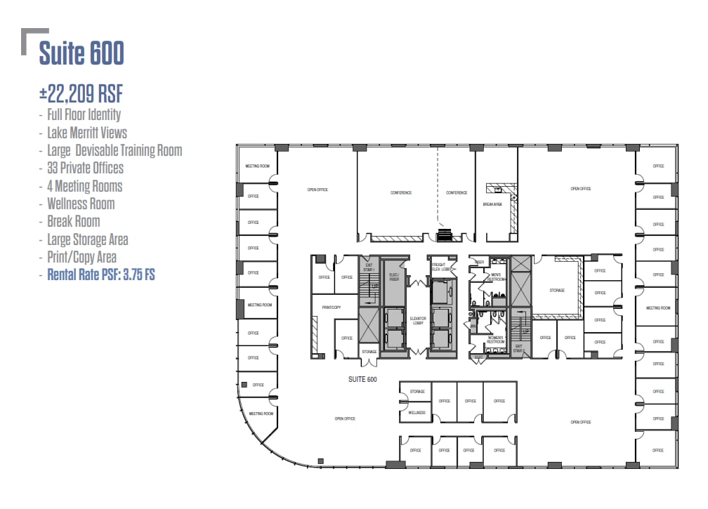 155 Grand Ave, Oakland, CA to rent Floor Plan- Image 1 of 1