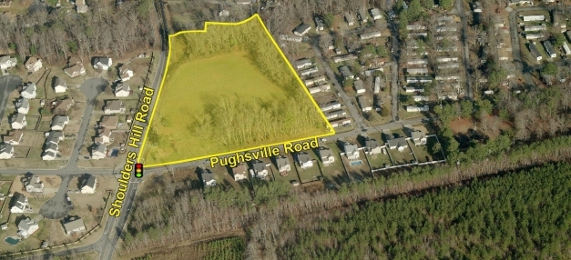 Pughsville Rd, Suffolk, VA for sale - Aerial - Image 2 of 4